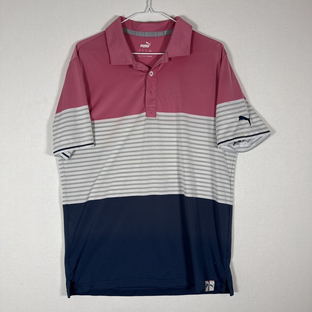 Pink Puma Retro Polo Men's Size M